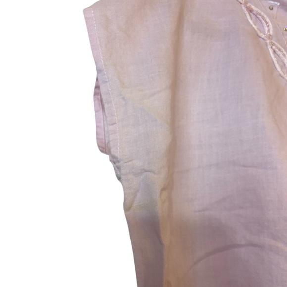 Vintage Pink Embroidered 80’s Crop Top - Picture 8 of 10